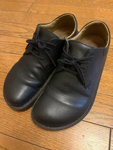 블랙 가죽 드레스 슈즈