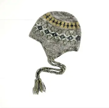 PERVERZE 블렌드 보더 니트 캡 니트 모자