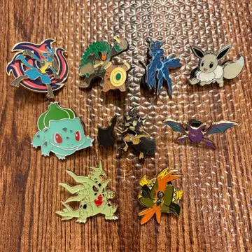 포켓몬 핀 배지 이상해씨 이브이 우라오스 해외판 루카리오