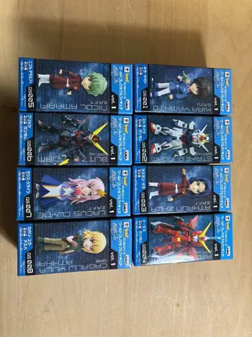 건담 쉴드 월드 컬렉션 피규어 8체 세트