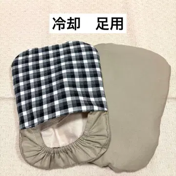 블랙 계열 체크 (발용) 항암제 치료 냉각 삭스 아이스 슈즈 핸드메이드