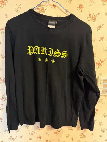 PARISS 롱 슬리브 T셔츠 블랙