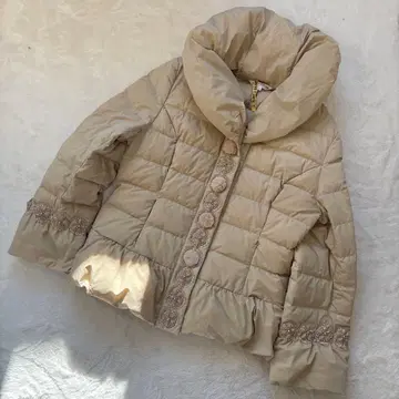 SUPER BEAUTY 슈퍼뷰티 레이스 다운 자켓