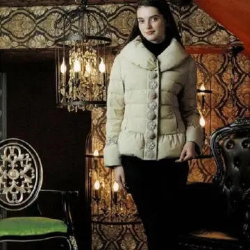 SUPER BEAUTY 슈퍼뷰티 레이스 다운 자켓