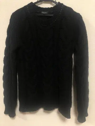 폴 스미스 블랙 케이블 니트