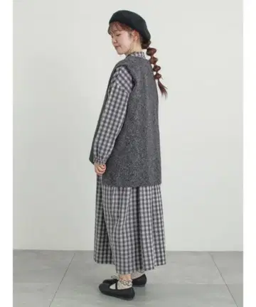 사만사 모스모스 밴드 카라 원피스