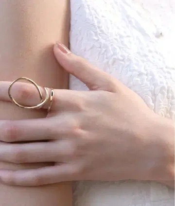 [미사용 새상품] orgue double ringcuff