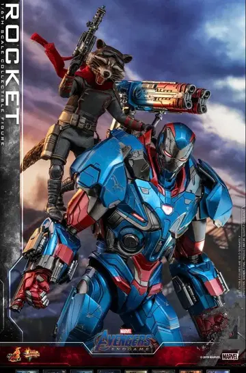 [ 미개봉 새상품 ] 핫토이즈 아이언패트리어트&로켓 세트 상품