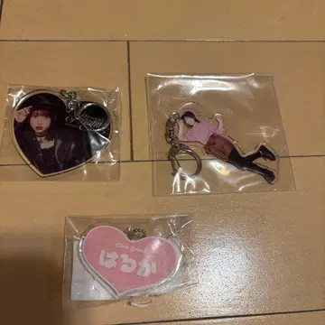 사쿠라바 하루카 세트 키링 배지