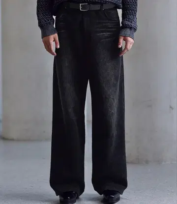 CLEL 앤티크 디자인 코듀로이 슬랙스 팬츠