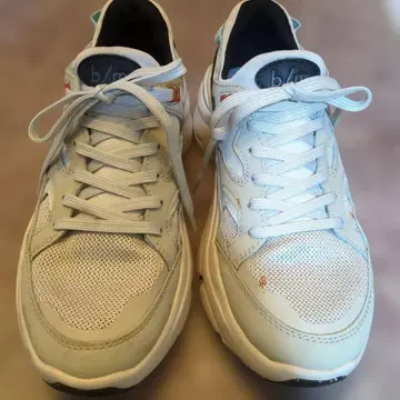 b/m 메쉬 통굽 스니커즈 화이트