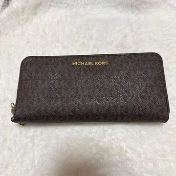 MICHAEL KORS 브라운 장지갑