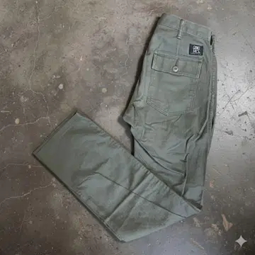 GUNG HO 올리브 그린 워크 팬츠 30