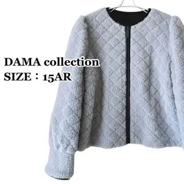 DAMA collection 울보아 다이아 퀼트 자켓 빅 사이즈