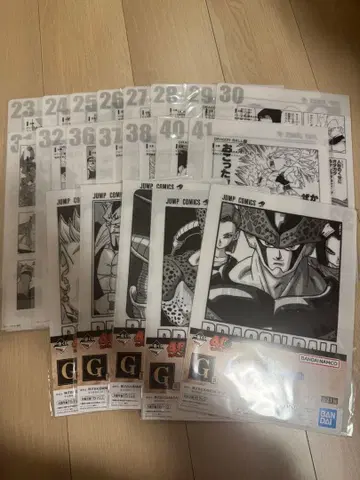 드래곤볼 40주년 제일복권 클리어 파일 세트