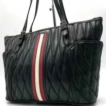 컨디션 최상 발리 토트백 퀼팅 블랙 가죽