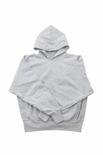 Champion reverse weave 그레이 후드 부착 후드티 90s