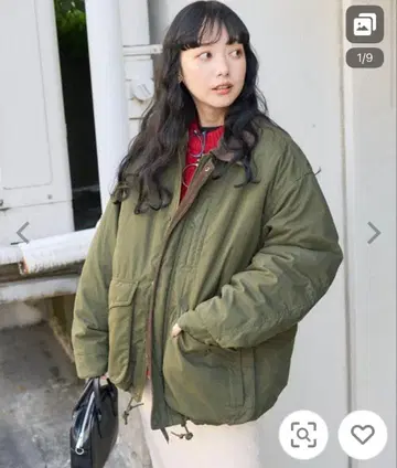 프릭스스토어 코튼 숏 블루종 카키