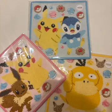 페이러 포켓몬 손수건 3개 세트