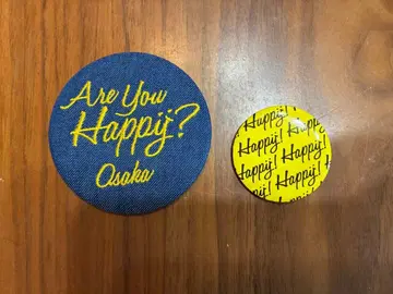 아라시 굿즈 Are you Happy? 오사카 캔뱃지