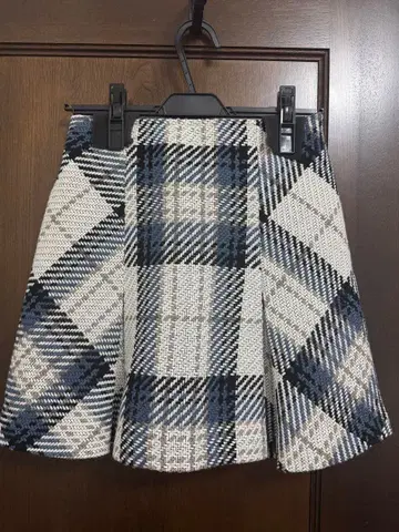 snidel 로빈 체크 미니 스커트