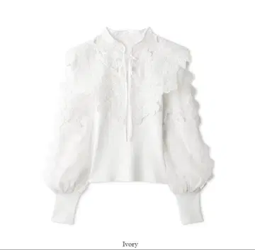 [ 새상품 ] snidel / 스나이델 레이스 스칼라 니트 풀오버