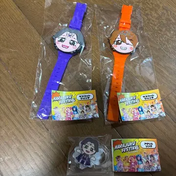 리얼피스 마스코트 워치 아크릴 반지 카즈우 나오