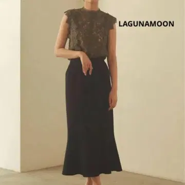 새상품급 라그나문 내로우 니트 스커트 M 블랙
