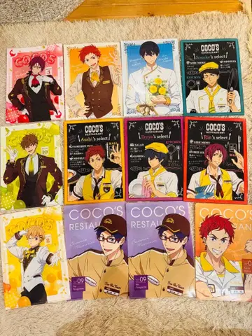 free!! COCO'S 콜라보 클리어 파일 12장 세트