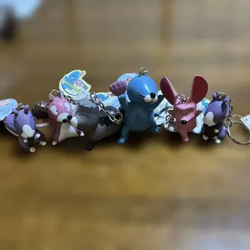 초레어 호노보노 캐릭터 키링 6개 세트