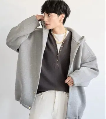 BARNYARDSTORM / 종이 후디 블루종