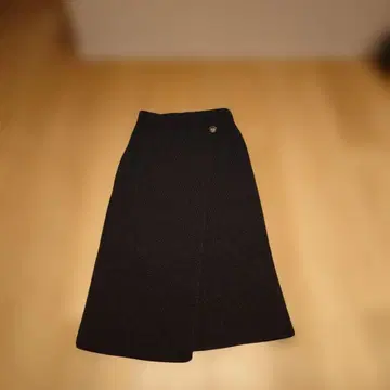 ZARA 니트 블랙 그레이 타이트 스커트 롱