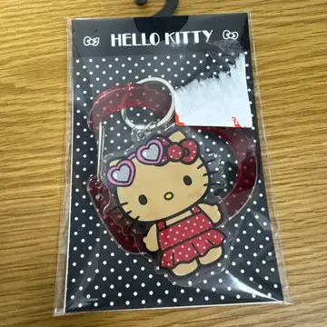 새상품 아베일 아크릴 카라비너 일광화상 키티 키링