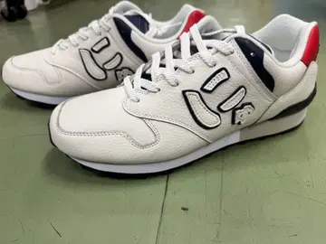 SANGACIO 트리콜로르 가죽 스니커즈 뉴즈