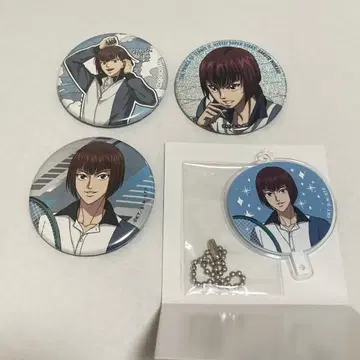 신 테니스의 왕자님 청학 vs 빙제 이어폰 샤이니 캔뱃지 무카히 타케토