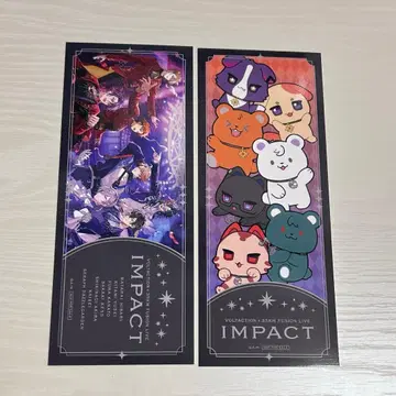 니지산지 IMPACT 특전 티켓풍 카드