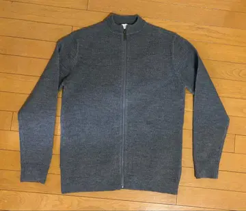 Calvin Klein Platinum 그레이 집업 스웨터