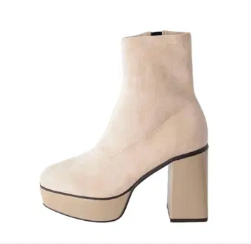 EVRIS SLIM 스웨이드 청키 부츠 미사용 새상품