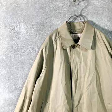 VAN 트렌치코트 베이지 이너 포함 플라이 버튼 레귤러 카라