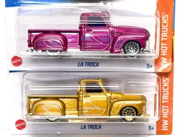 핫휠 LA TROCCA 핑크 골드 2대 세트