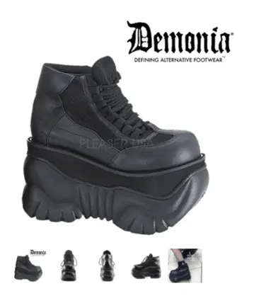 DEMONIA / BOXER-01 Blk 비건 레더