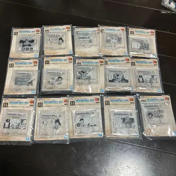 제일복권 드래곤볼 H상 MOKUJI 스탠드&로고 블록 15개