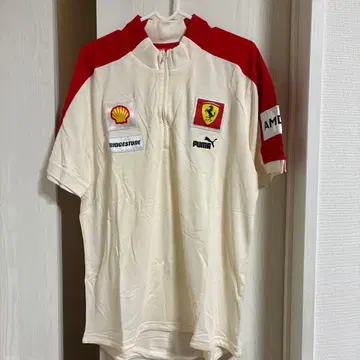 페라리 푸마 반팔 피케 셔츠 L 택 포함 새상품