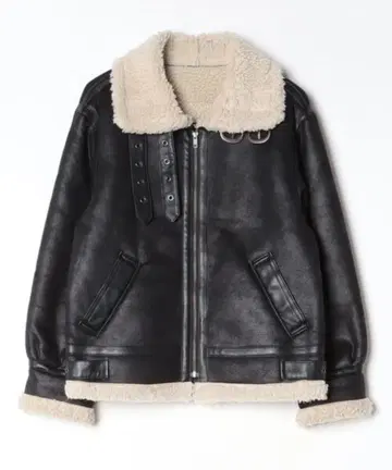 새상품급 Ungrid 언그리드 페이크 무스탕 보아 자켓 S