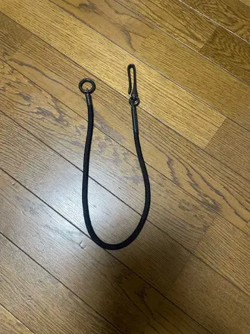 volga volga 블랙 나일론 지갑 체인