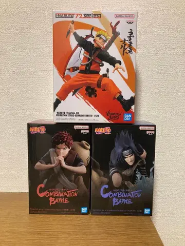 나루토 피규어 우즈마키 나루토 가아라 사스케 3개 세트