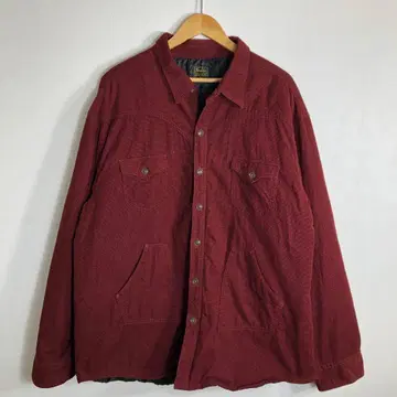 버건디 코듀로이 자켓