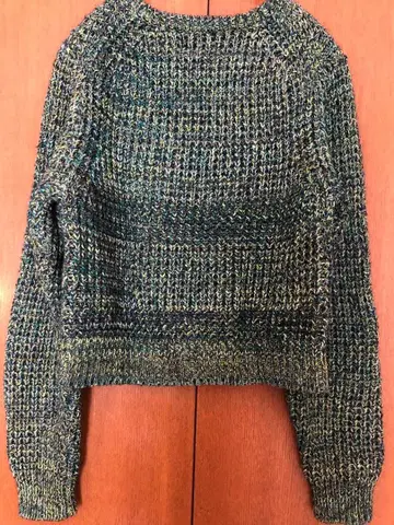 CABAN 믹스 와플 라운드넥 풀오버 스웨터