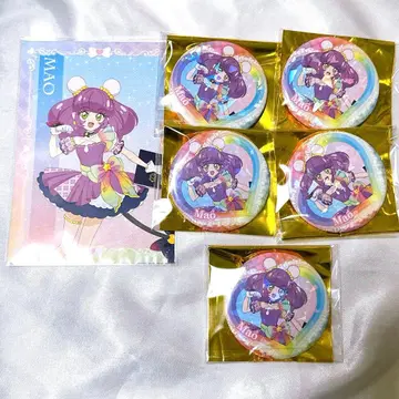 마오 프리큐어 스이파라 콜라보 카페 캔뱃지 특전