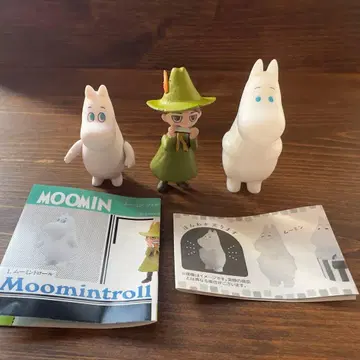 무민 피규어 마스코트 미니어처 램프 3개 세트